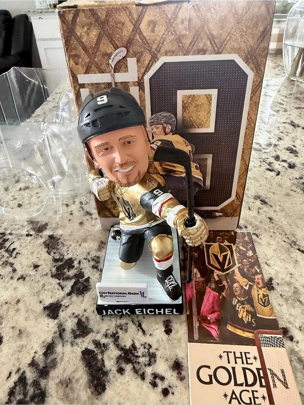 BDA Sports Jack Eichel Golden Knights Collectible Figure